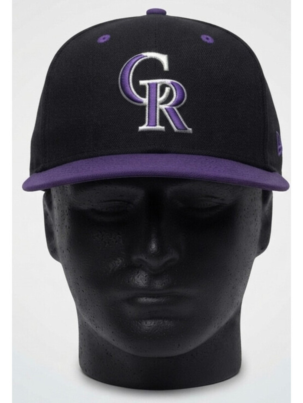 Colorado Rockies MLB Team Sports Adjustable Hat Cap OSFM Black Purple